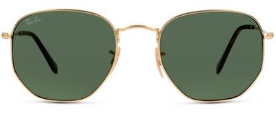 Ray-Ban 3548-N 001 Hexagonal Metal Sunglasses 54mm