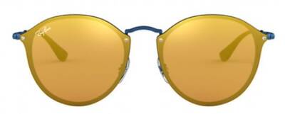 Ray-Ban 3574-N 9038/7J Blue Metal Mirror Sunglasses 59mm