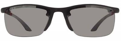 Ray-Ban 4056 601-S/71 Matte Black Wrap Sunglasses 63mm