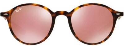 Ray-Ban 4237 894/Z2 Round Sunglasses Matte Tortoise 50mm