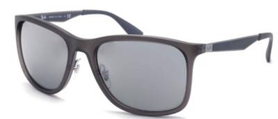 Ray-Ban 4313 6379/88 Mirror Lens Square Sunglasses 58mm