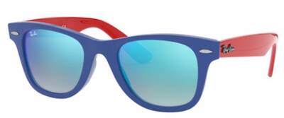 Ray-Ban 9066S 7039/B7 Blue Red Mirror Sunglasses 47mm