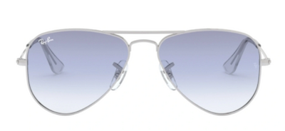 Ray-Ban 9506S Silver Metal Aviator Sunglasses 50mm