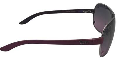 Ray-Ban 9512SB 212/90 Grey Metal Sunglasses with Gradient Lenses