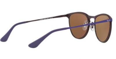 Ray-Ban 9538S Purple Metal Mirrored Sunglasses 50mm
