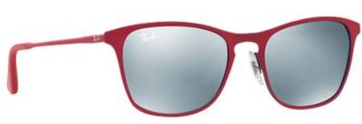 Ray-Ban 9539S 256/30 Mirrored Red Metal Sunglasses