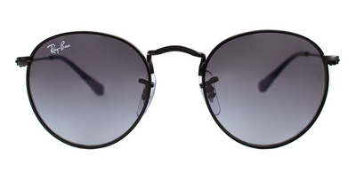 Ray-Ban 9547S 201/8G Round Metal Sunglasses in Black 44mm