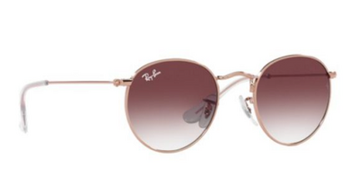 Ray-Ban 9547S 291/8H Bronze Metal Round Sunglasses 44mm