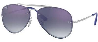 Ray-Ban 9548SN 212/X0 Gray Metal Sunglasses 54mm