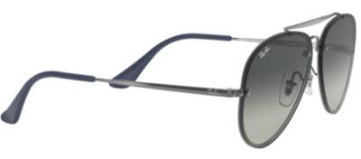 Ray-Ban 9548Sn 200/11 Gray Metal Frame Sunglasses, 54mm
