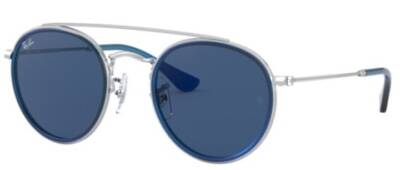 Ray-Ban 9647S 212/80 Grey Metal Round Sunglasses 46mm