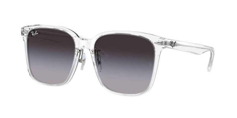 Ray-Ban 0RB2206D Blue Gradient Square Sunglasses 57mm