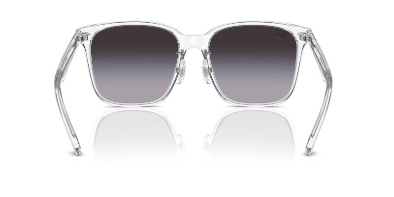 Ray-Ban 0RB2206D Blue Gradient Square Sunglasses 57mm