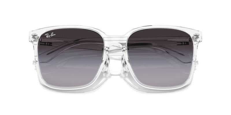 Ray-Ban 0RB2206D Blue Gradient Square Sunglasses 57mm