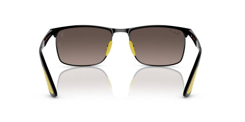 Ray-Ban 0RB3726M Metal Frame Silver Lens Sunglasses 57mm