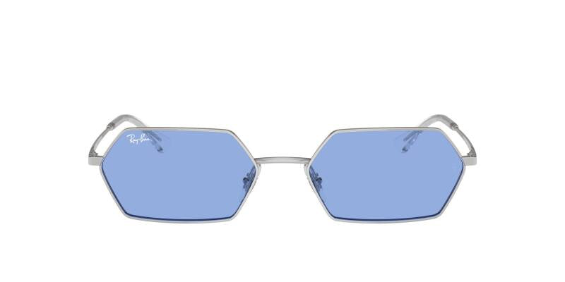 Ray-Ban 0RB3728 003/8055 Metal Frame Blue Lens Sunglasses 55mm
