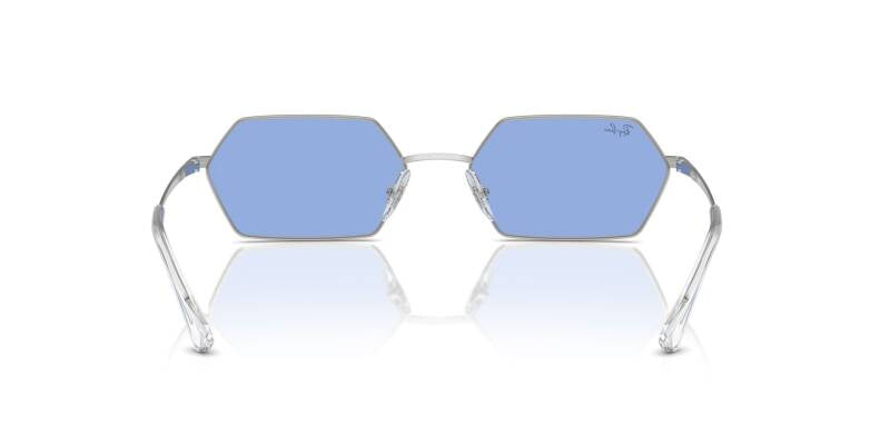 Ray-Ban 0RB3728 003/8055 Metal Frame Blue Lens Sunglasses 55mm
