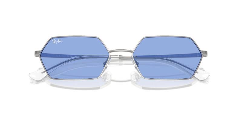 Ray-Ban 0RB3728 003/8055 Metal Frame Blue Lens Sunglasses 55mm