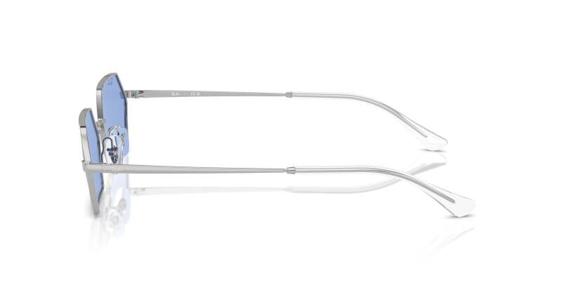 Ray-Ban 0RB3728 003/8055 Metal Frame Blue Lens Sunglasses 55mm