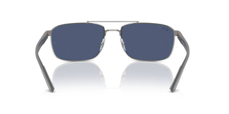 Ray-Ban 0RB3737 004/8060 Metal Square Men's Sunglasses 60mm