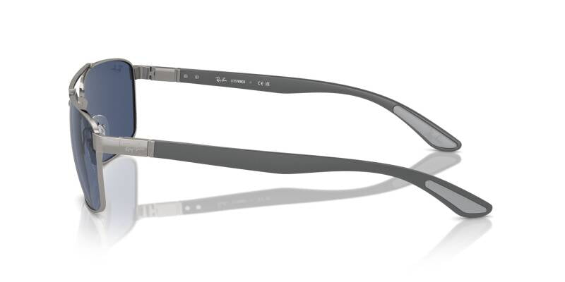 Ray-Ban 0RB3737 004/8060 Metal Square Men's Sunglasses 60mm