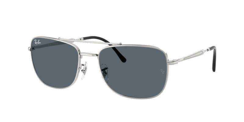 Ray-Ban 0RB3755 003/R559 Men's Metal Sunglasses Blue Lens 59mm