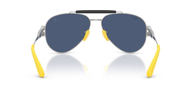 Ray-Ban 0RB3762M Metal Frame Men Sunglasses Blue Lens 58mm