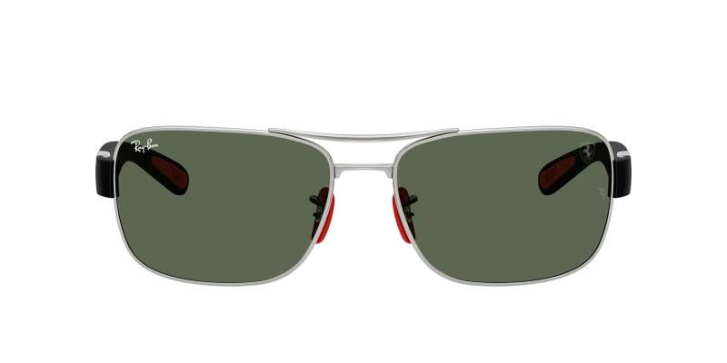 Ray-Ban 0RB3763M F0317164 Men's Metal Sunglasses with Green Lenses