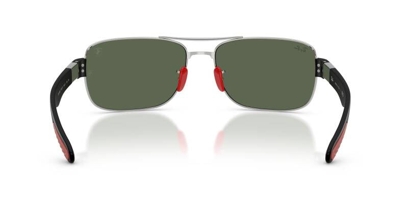 Ray-Ban 0RB3763M F0317164 Men's Metal Sunglasses with Green Lenses