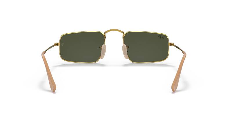 Ray-Ban 0RB3957 Metal Square Sunglasses Green Lenses 49mm