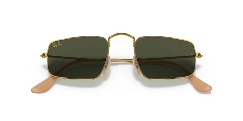 Ray-Ban 0RB3957 Metal Square Sunglasses Green Lenses 49mm