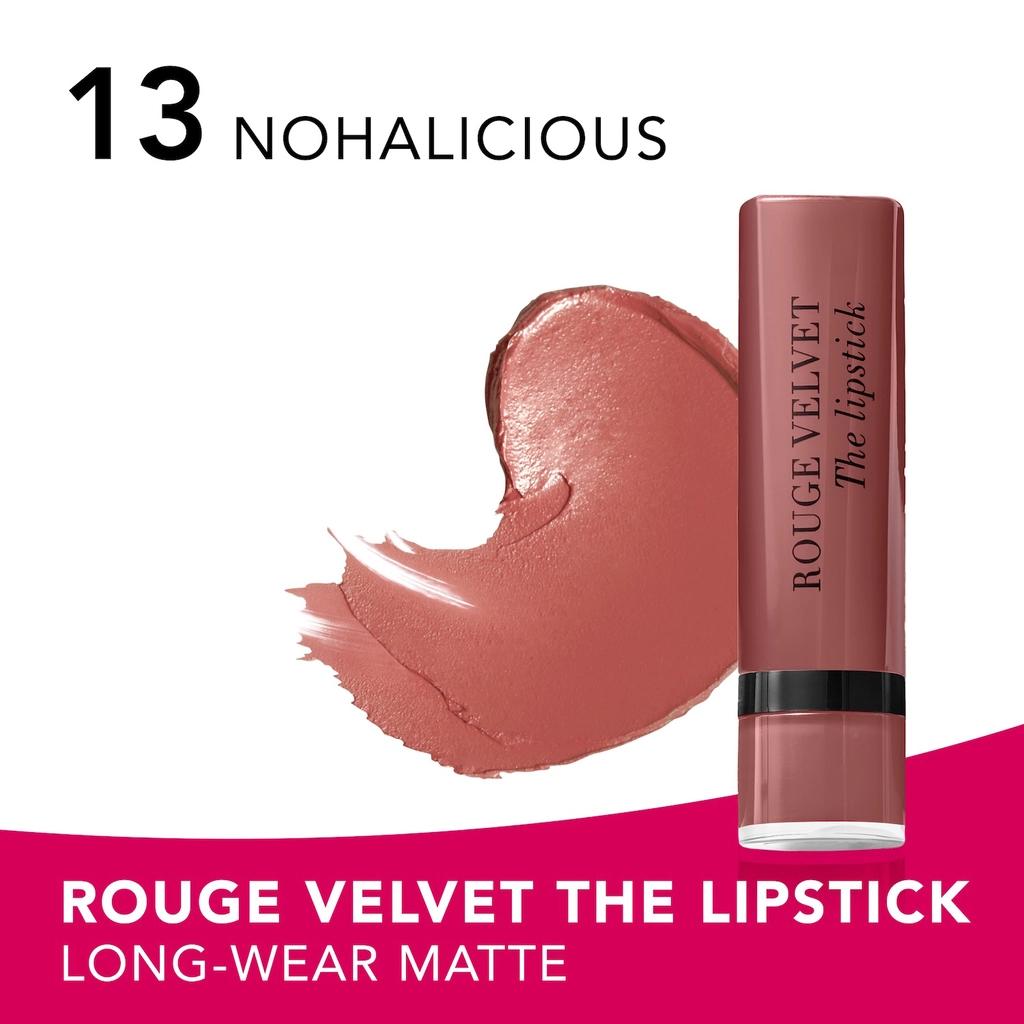 Bourjois Rouge Velvet Lipstick 13 Nohalicious Matte Finish