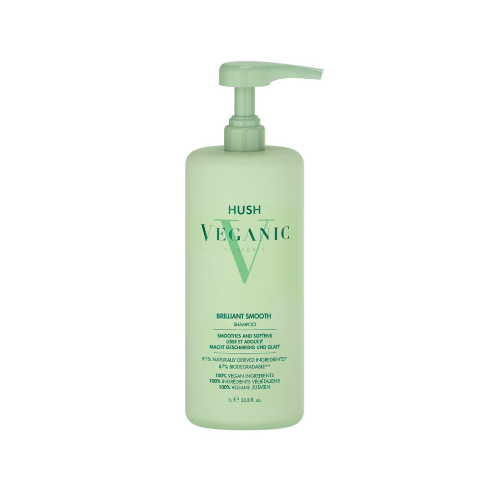Hush Veganic Brilliant Smooth Frizz Control Shampoo 1000 ml