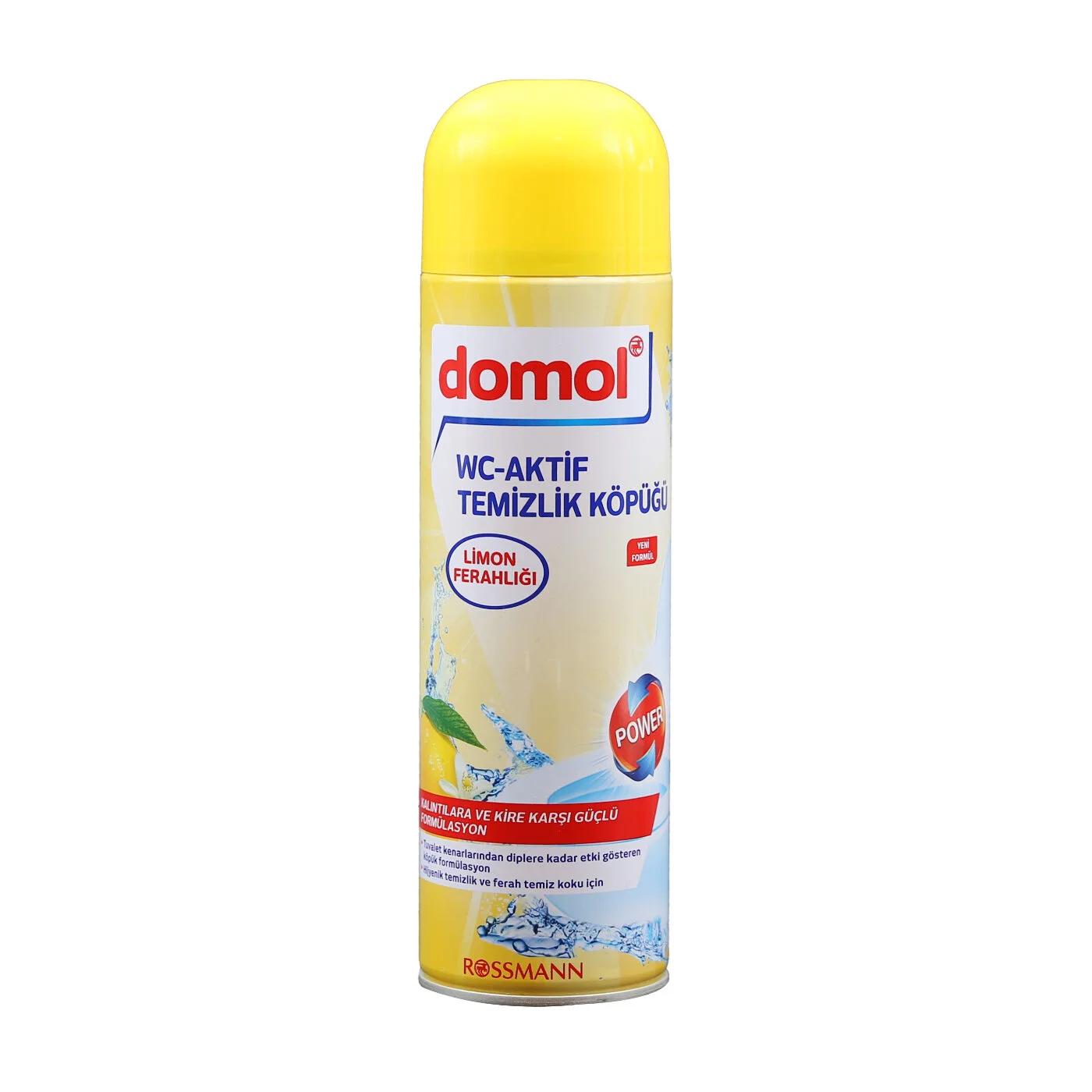 Domol Lemon Toilet Cleaning Foam for Fresh Bathrooms 500 ml