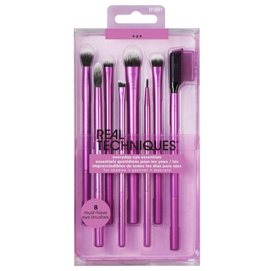Real Techniques Everyday Eye Essentials 8-Piece Makeup Brush Set