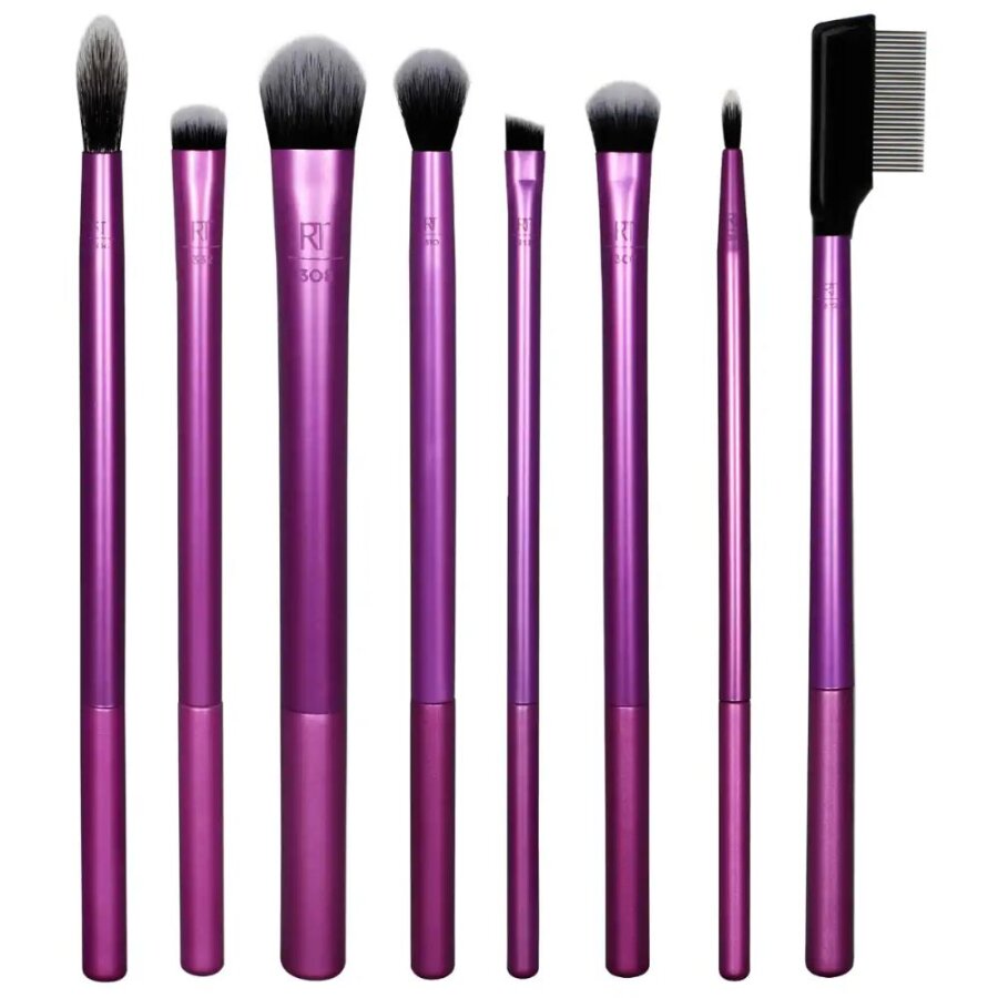 Real Techniques Everyday Eye Essentials 8-Piece Makeup Brush Set