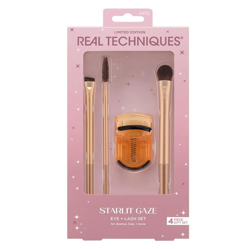 Real Techniques Starlit Gaze Eye and Lash Brush Set 4 Pieces
