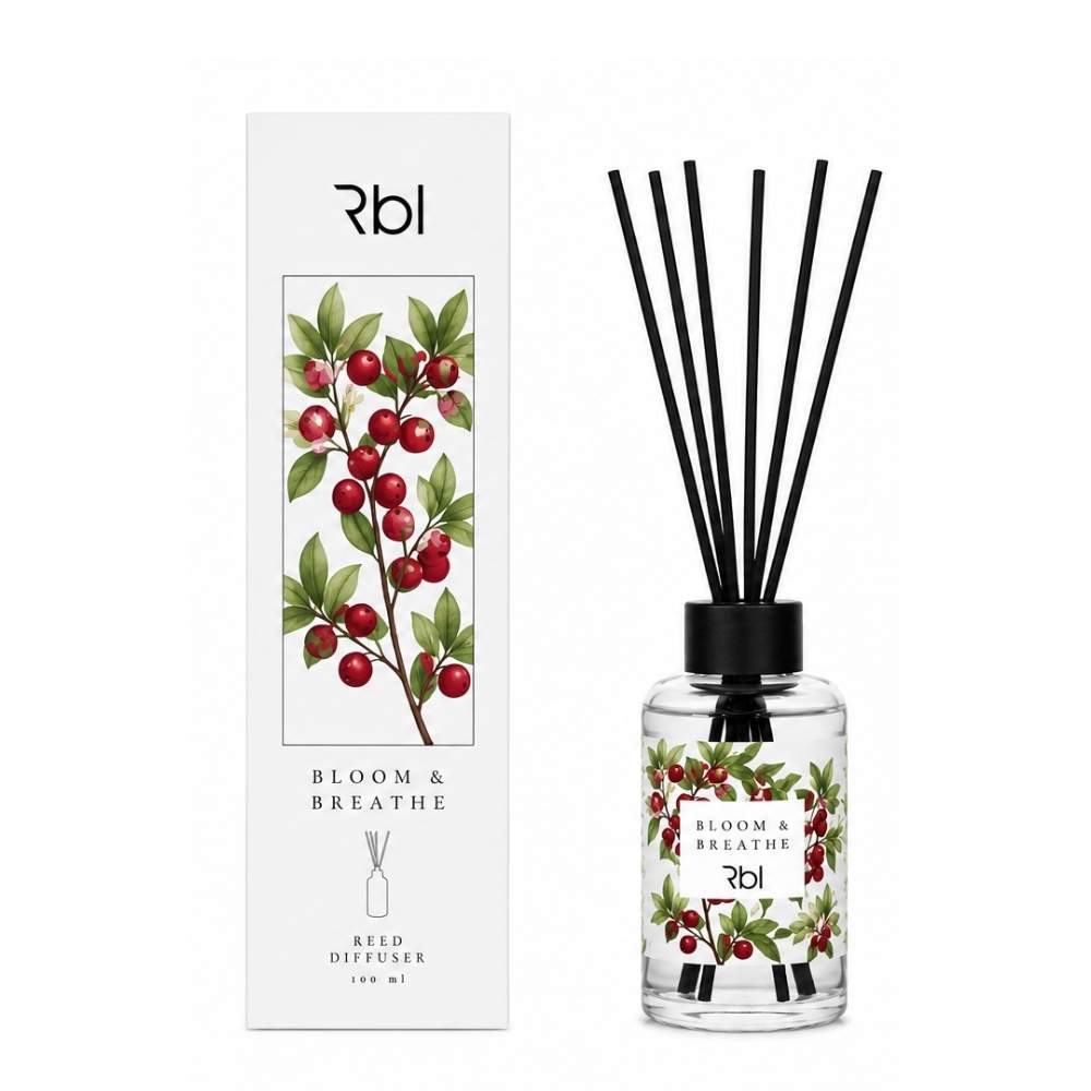 Rebul Bloom &amp; Breathe Reed Diffuser for Home 100 ml