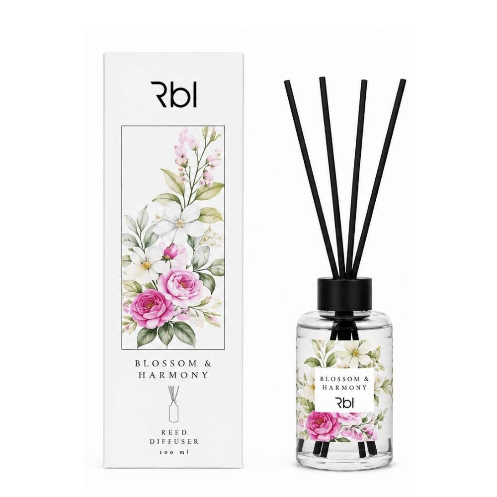 Rebul Blossom &amp; Harmony Reed Diffuser for Home 100 ml