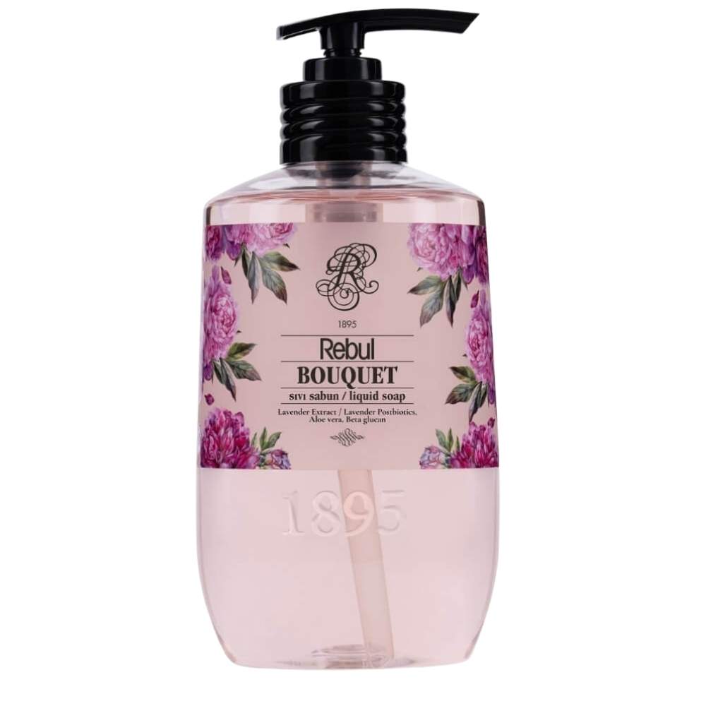 Rebul Bouquet Liquid Hand Soap with Floral Scent 500 ml
