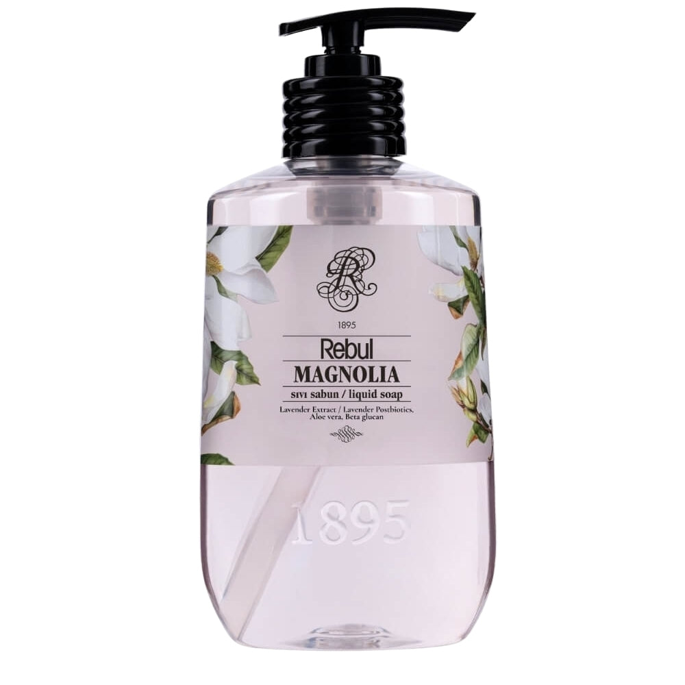 Rebul Magnolia Liquid Hand Soap with Gentle Formula 500 ml
