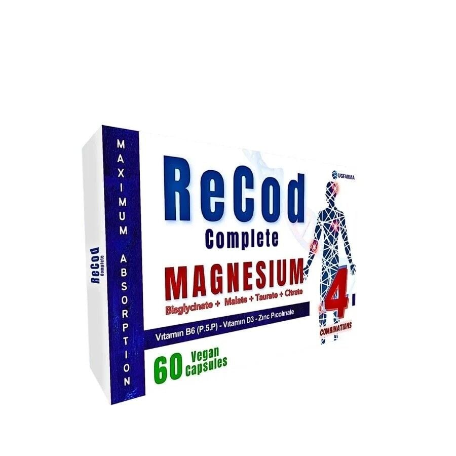 Ug Farma Recod Complete Magnesium Complex Support 60 Capsules