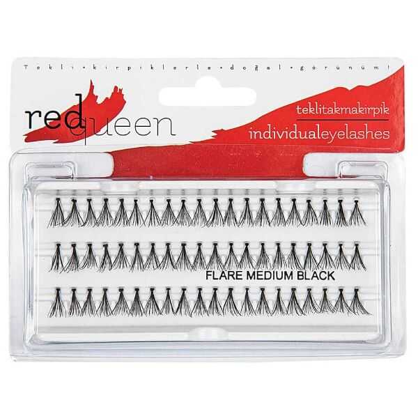Red Queen 1421M Individual False Eyelashes Medium Size
