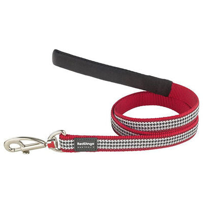 Reddingo Fang It Patterned Red Dog Leash 15mm x 1.2m