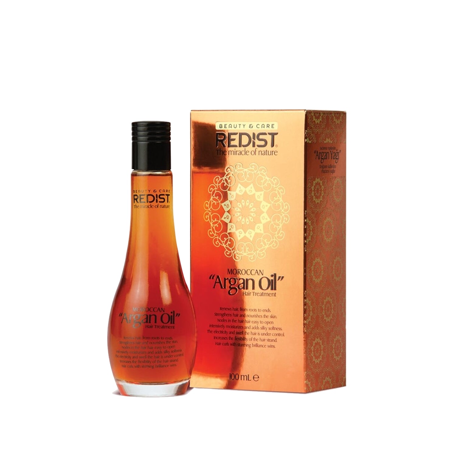 Redist Moroccan Argan Oil 100ml - Nourishing Hair Treatment | Hair Care