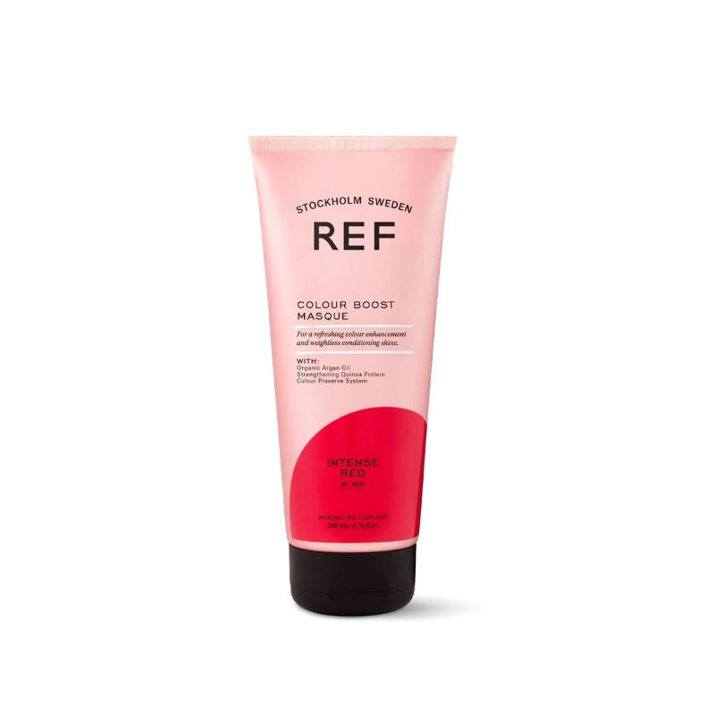 REF Colour Boost Masque Intense Red 6.66 - Pigmented Hair Mask, 200 ml