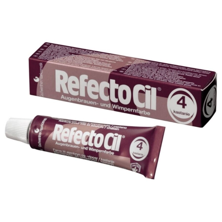 RefectoCil Lash and Brow Tint Chestnut No. 4 for Warm Tones 15ml