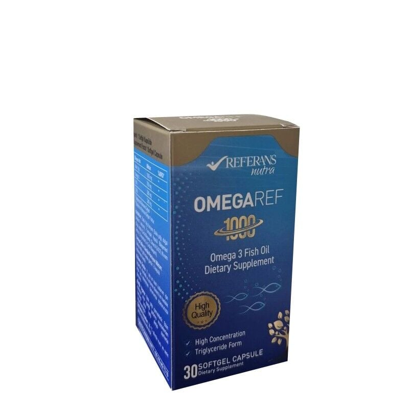 Referans Nutra Omegaref 1000 High Potency Omega-3 30 Softgels