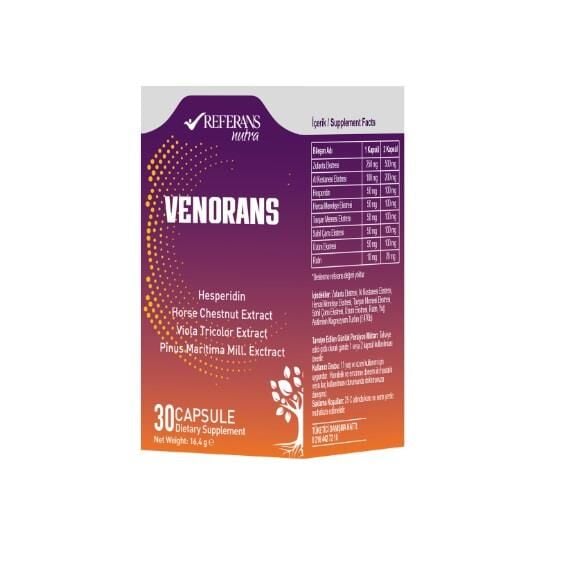 Referans Nutra Venorans Herbal Extract Complex 30 Capsules