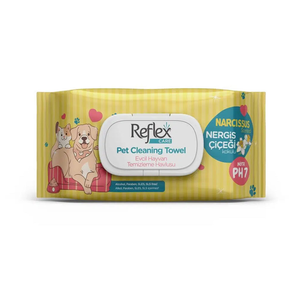 Reflex Care Multi-Purpose Narcissus Scented Cleaning Wipes 50 Count